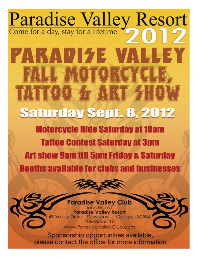 Fall Motorcycle Tattoo and Art Show Image