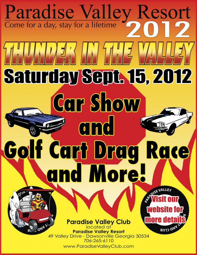 Thunder in the Valley Car Show Image